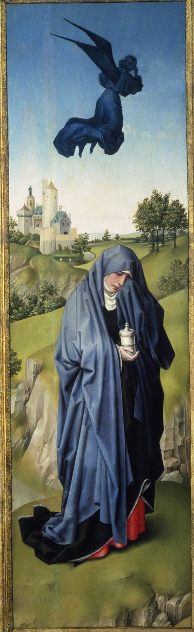 María Magdalena, Tríptico de la Crucifixión, c.1445 de Rogier van der Weyden